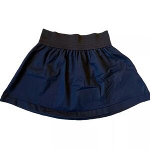 Max Azria Miley Cyrus Girls Skirt M 7/8 Mini Full Pull On Skaters Navy Black